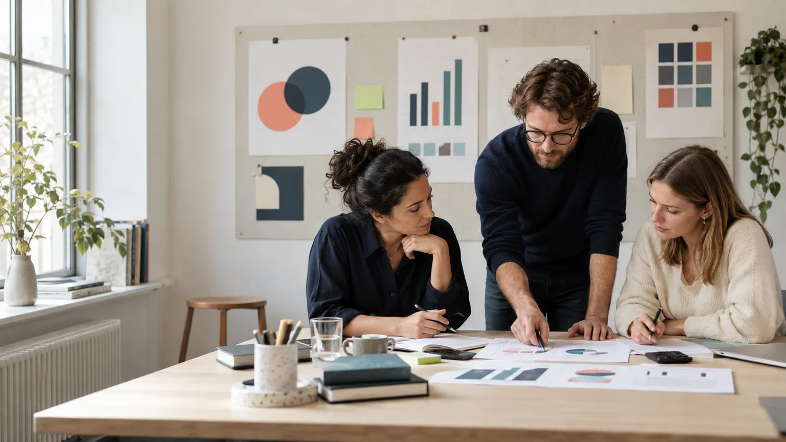 Équipe analytique et commerciale concevant un test d’incrémentalité avec groupes exposé et témoin