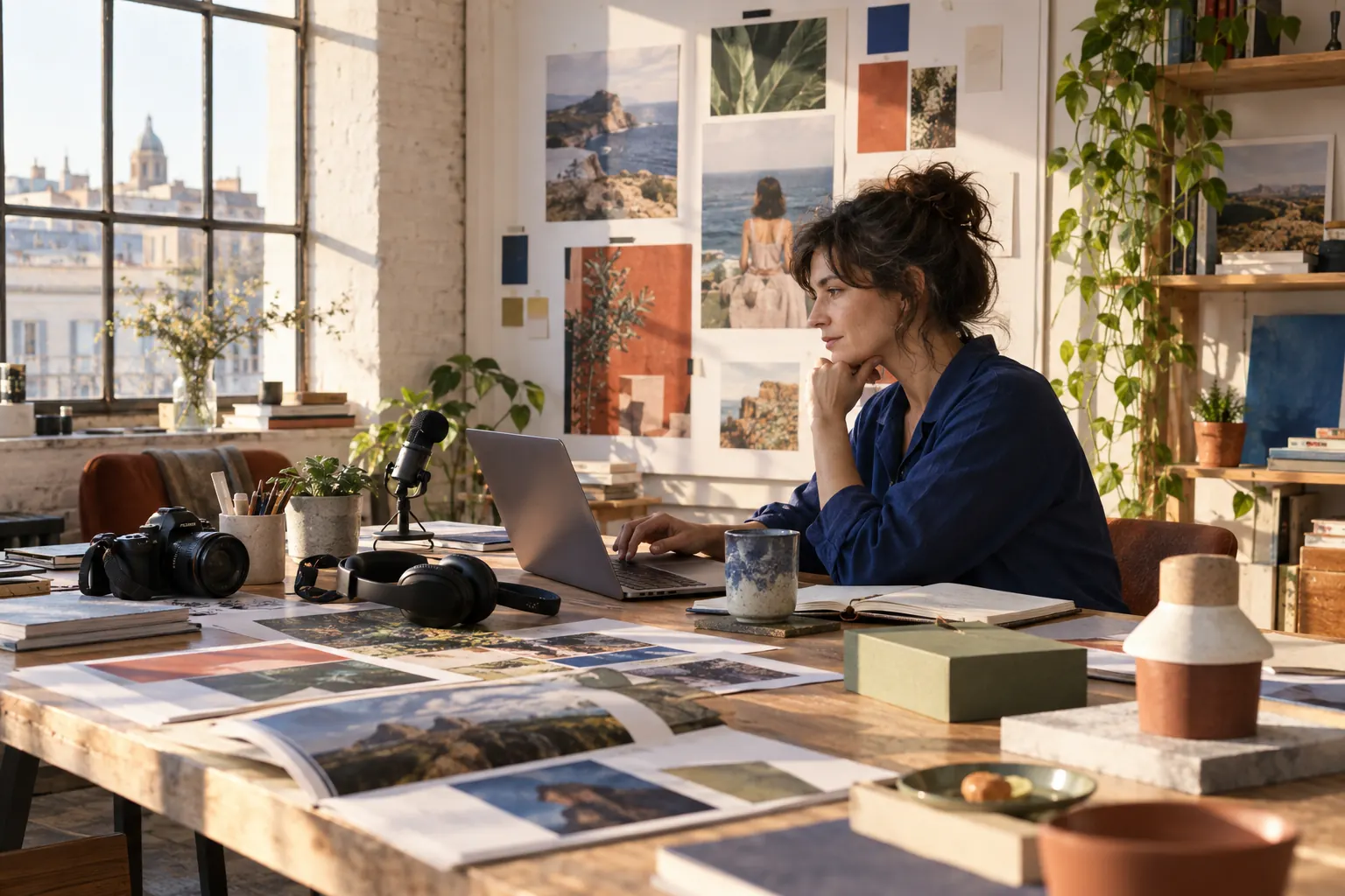 Éditrice indépendante organisant un site, une newsletter, un podcast et des produits numériques